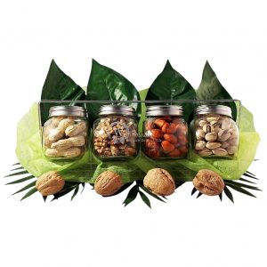 4 Nuts Jar Gift