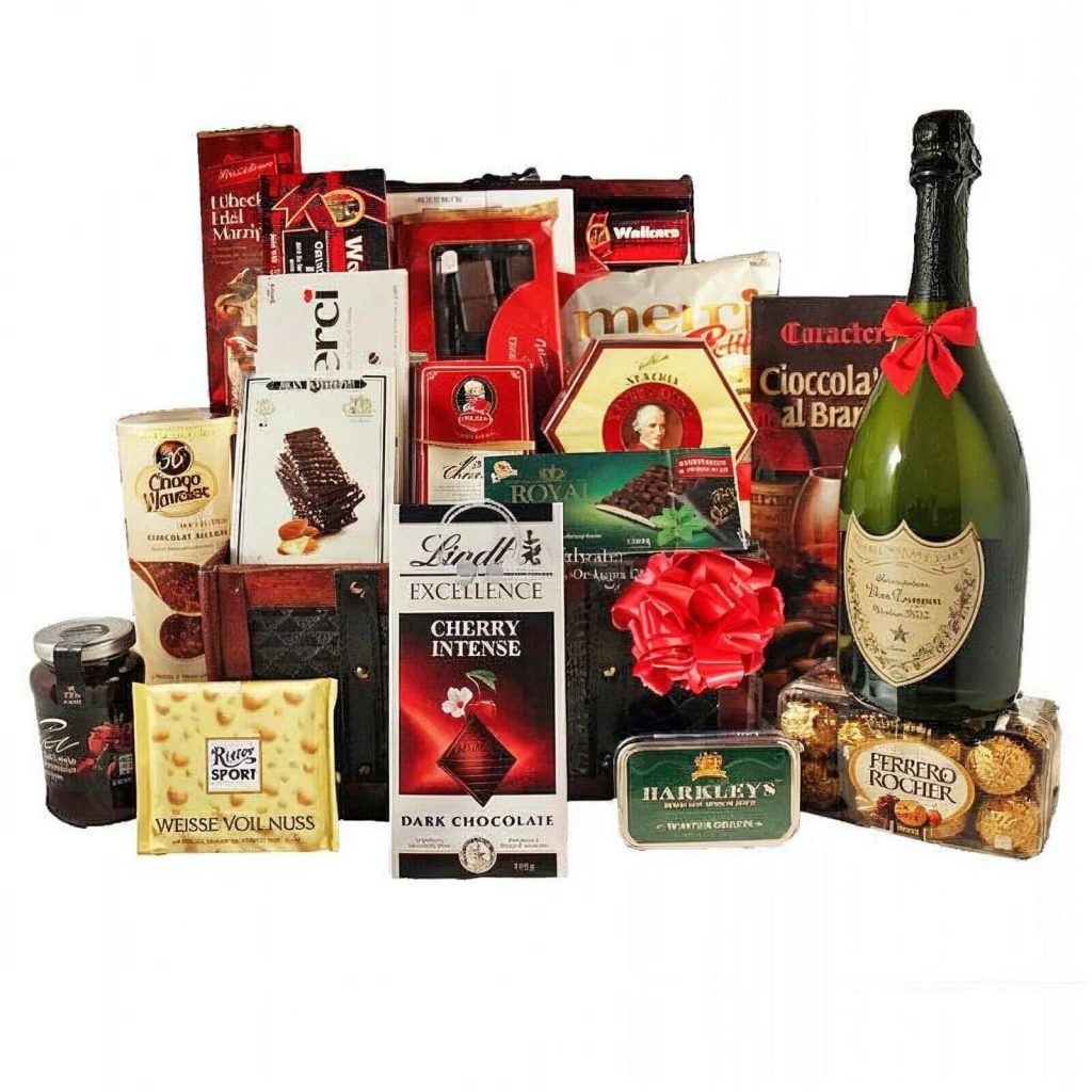 Best Impressions Last Forever - Dom Perignon Gift Basket by Walwater Gifts