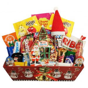 Christmas Retro Sweet Gift Basket