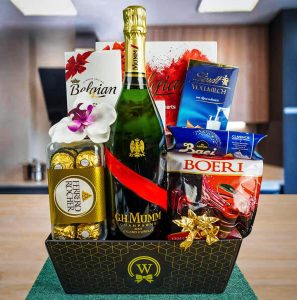 G.H. Mumm - Champagne Gift Basket by Walwater Gifts