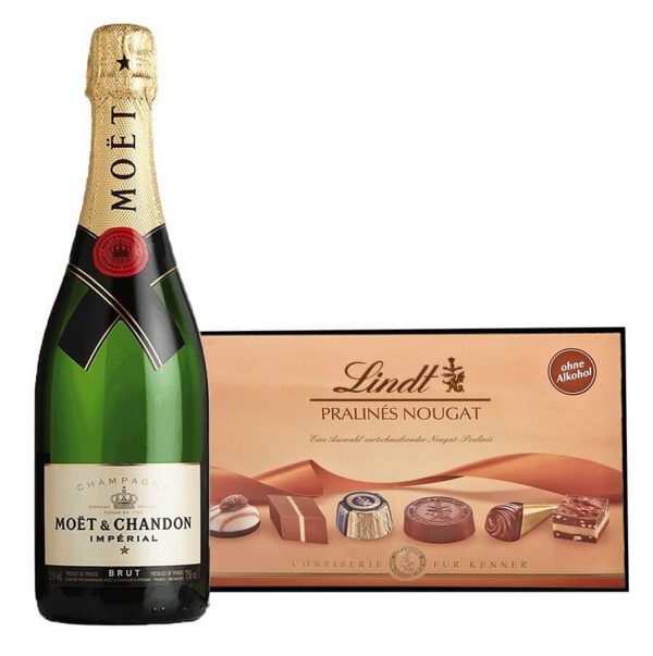 Moet Chandon & Lindt Pralines