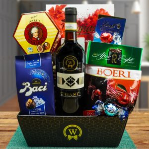 Music Box Gift Basket