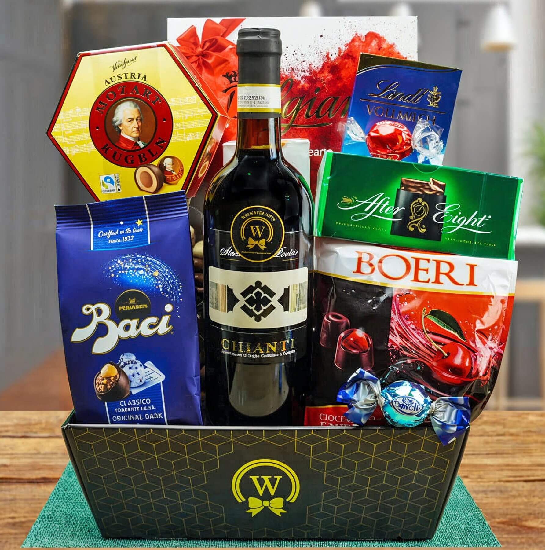 Music Box Gift Basket by Walwater Gifts