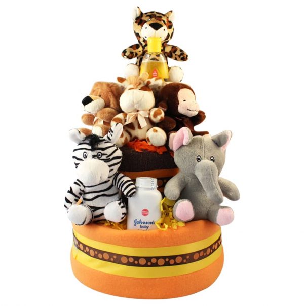 The Serengeti Diaper Cake