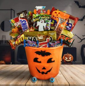 Treats Treasure Bucket - Halloween Gift Basket by Walwater Gifts