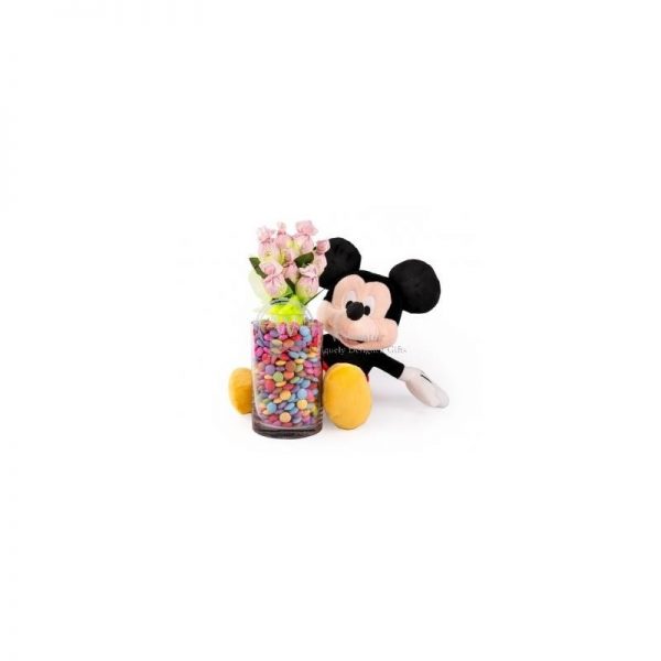 Mickey's Rainbow Jar - Sweet Bouquet