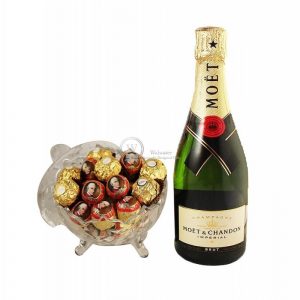 Mozart Rocher Royal with Moet