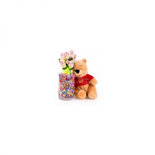 Pooh 's Rainbow Jar - sweet bouquet