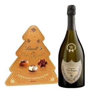 Christmas Dom Perignon and Lindt