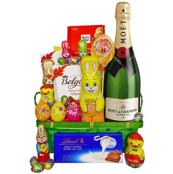 Easter EggstraVaganza - Moet Easter Gift Basket