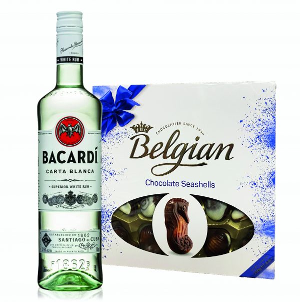 Bacardi Superior Rum Puerto Rico & Belgian Bonbonniere