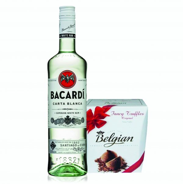 Bacardi Superior Rum Puerto Rico & Belgian Truffles