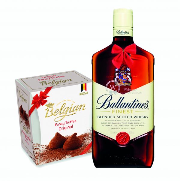 Ballantine's Scotch Whiskey + Belgian Truffles