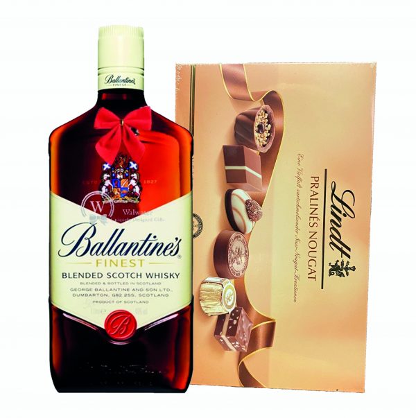 Ballantine's Scotch Whiskey + Lindt Pralines