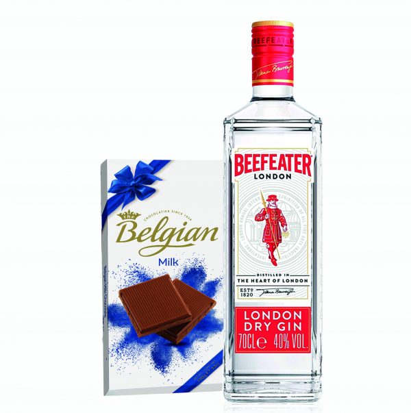 Beefeater London Dry England Gin & Belgian Chocolate Bar