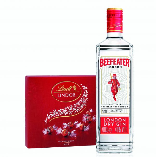 Beefeater London Dry England Gin & Lindor Pralines