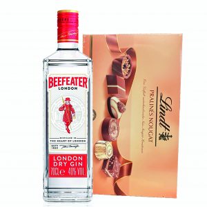 Beefeater London Dry England Gin & Lindt Pralines