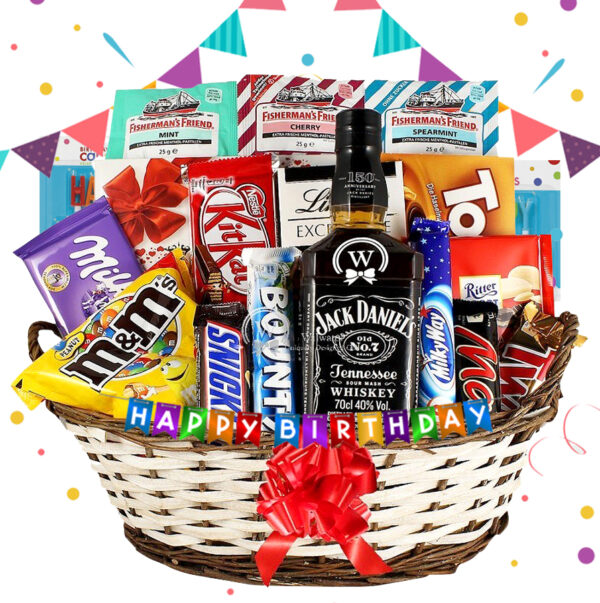 Birthday Jack and The Treats Gift Basket