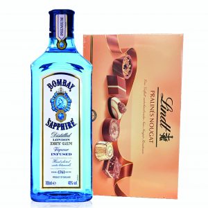 Bombay Sapphire Gin & Lindt Pralines