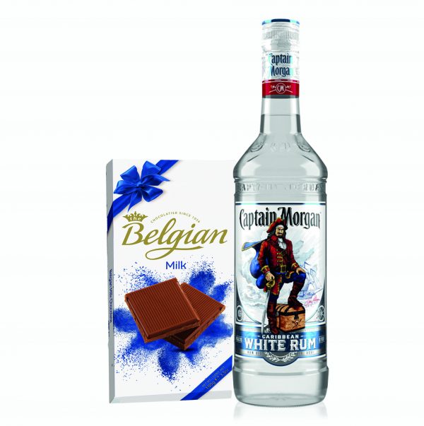 Captain Morgan White Rum & Belgian Chocolate Bar