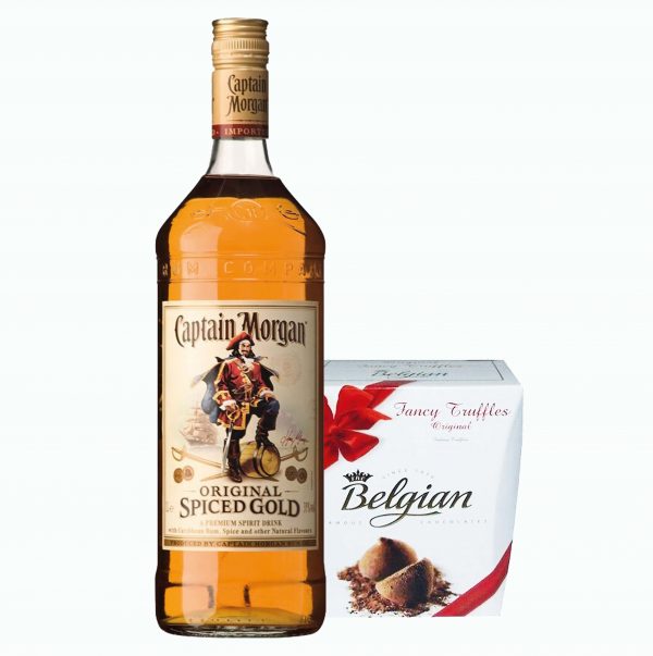 Captain Morgan's Original Spiced Rum & Belgian Truffles