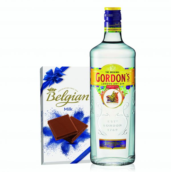 Gordon's Dry Gin London & Belgian Chocolate Bar