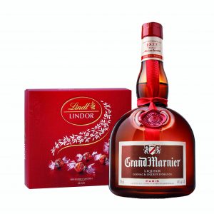 Grand Marnier Cordon Rouge Orange Liqueur & Lindor Pralines