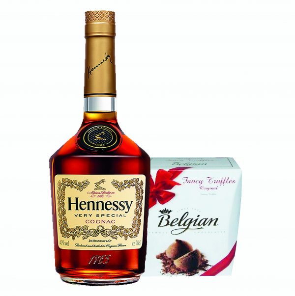 Hennessy VS Cognac & Belgian Truffles