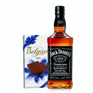 Jack Daniel’s Old No. 7 Black Label Tennessee Whiskey & Belgian Chocolate Bar