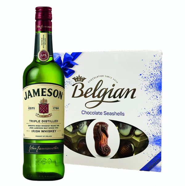 Jameson Blended Irish Whiskey + Belgian Bonbonniere