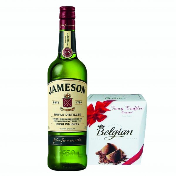 Jameson Blended Irish Whiskey + Belgian Truffles