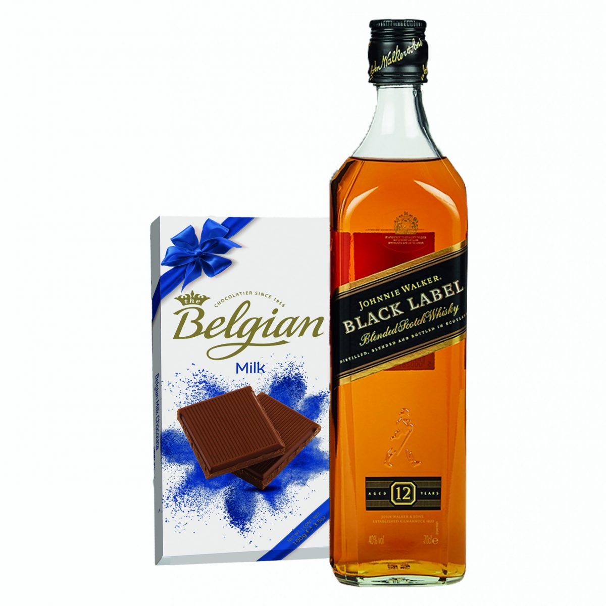 Johnnie Walker Black Label Scotch & Belgian Chocolate Bar