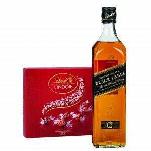 Johnnie Walker Black Label Scotch Whiskey & Lindor Pralines