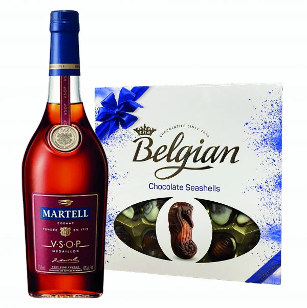 Martell VSOP Cognac & Belgian Bonbonniere