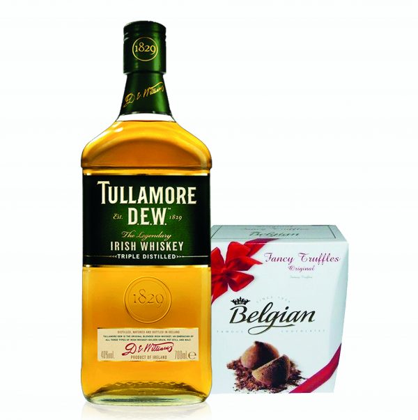 Tullamore D.E.W. Irish Whiskey + Belgian Truffles