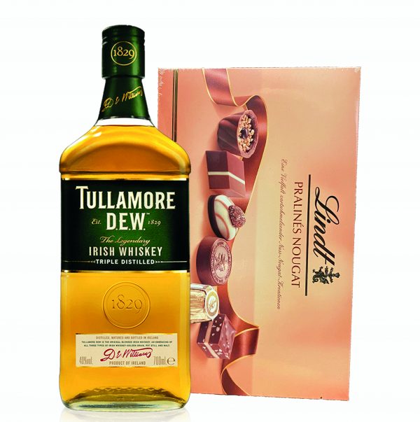 Tullamore D.E.W. Irish Whiskey + Lindt Pralines