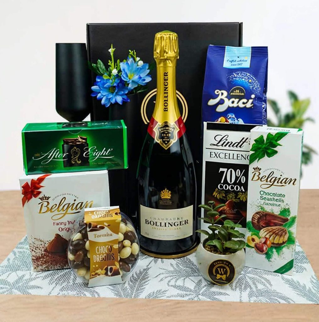 Bollinger Champagne Gift Box by Walwater Gifts