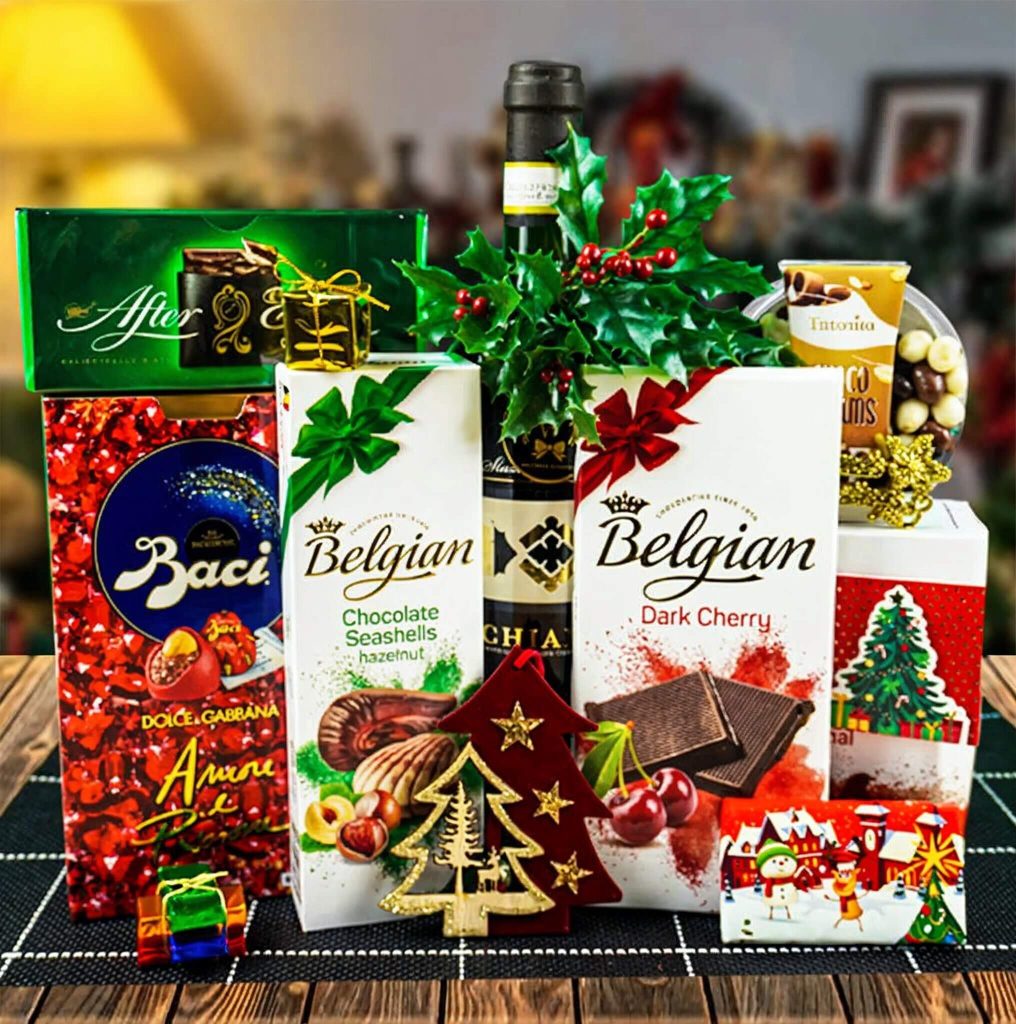 Christmas Pure Gratitude Gift Basket by Walwater Gifts