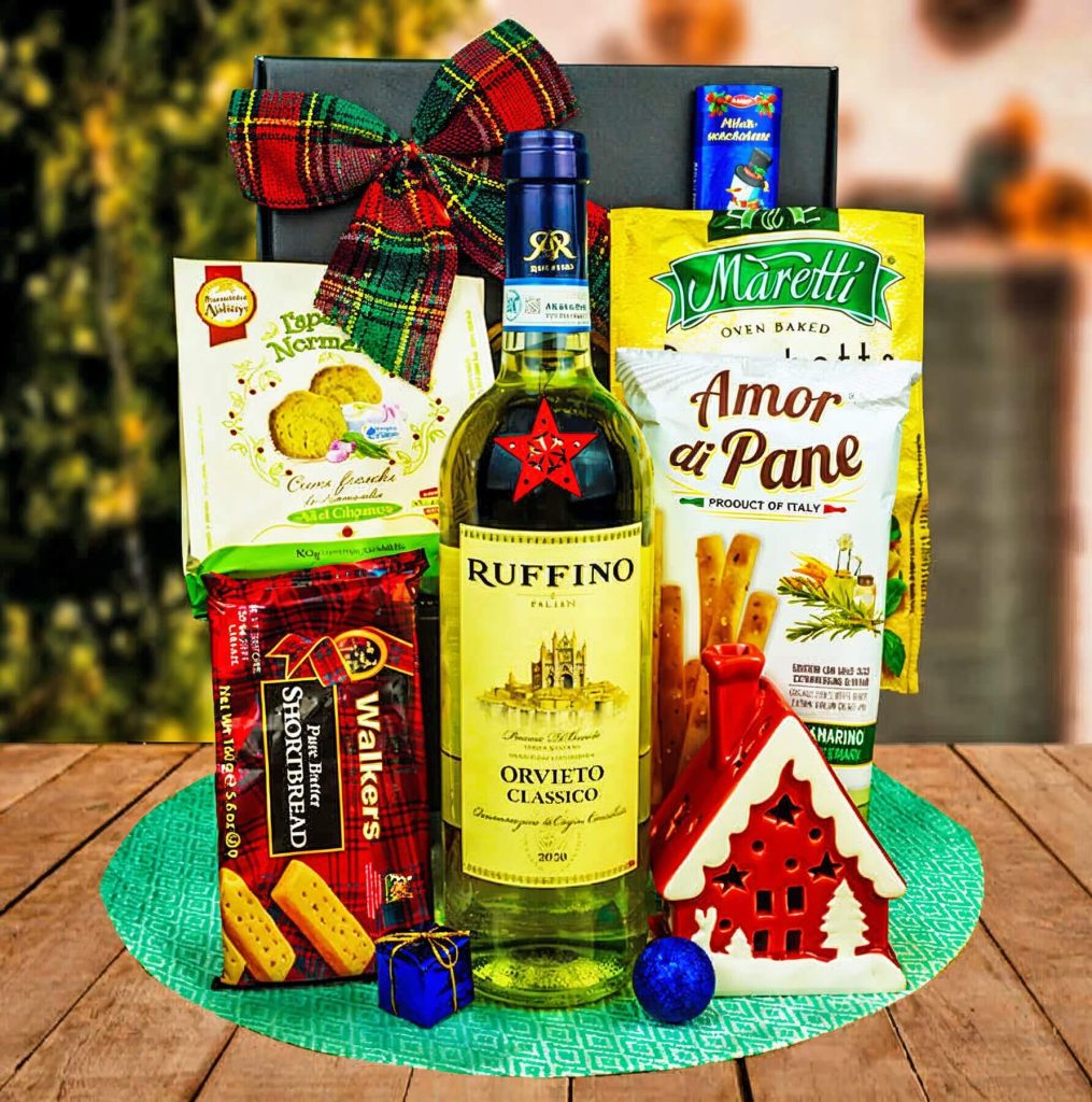 Christmas White Wine Indulgence by Walwater Gifts