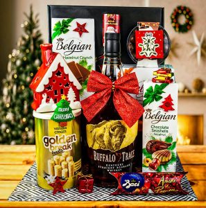 Kentucky Bourbon Christmas Gift Box by Walwater Gifts