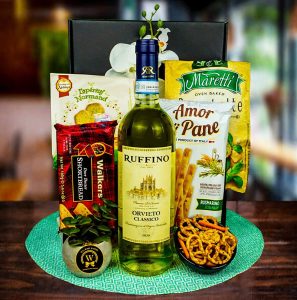 White Indulgence - Wine Gift Box by Walwater Gifts