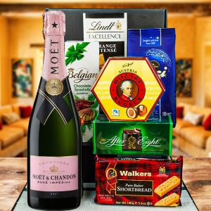 Moet & Chandon Rose Imperial Gift Basket