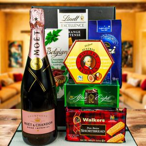 Moet & Chandon Rose Imperial Gift Basket