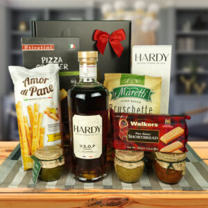 Cognac Connoisseur’s Gourmet Delights Basket