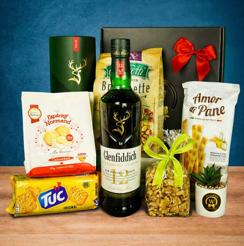 Glenfiddich Essence Gift Basket by Walwater Gifts