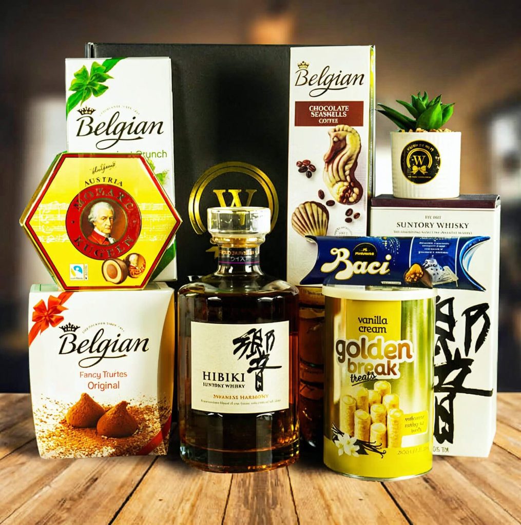 Japanese Harmony Whiskey Gift Basket by Walwater Gifts
