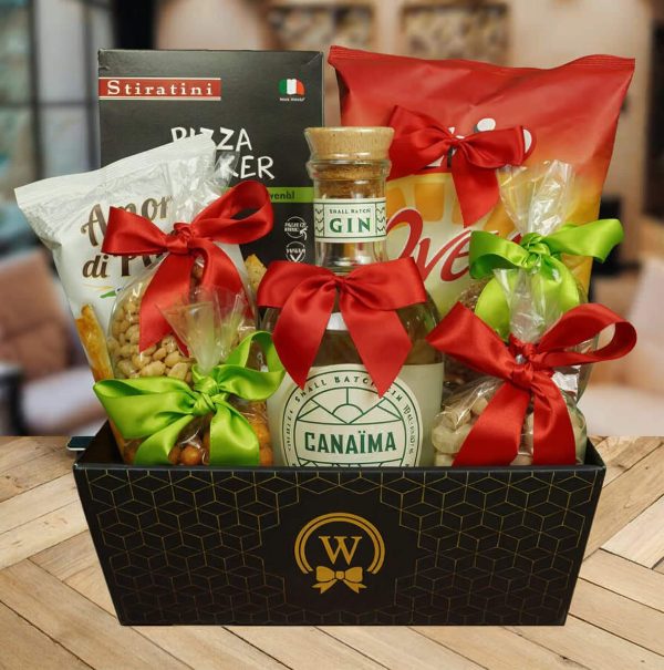 Canaima Gin Delight Basket by Walwater Gifts