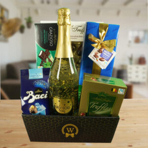 Gold Sparkling Wine & Chocolate Celebration