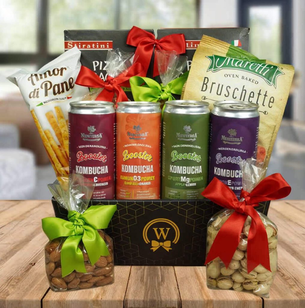Healing Kombucha Infusion Basket by Walwater Gifts