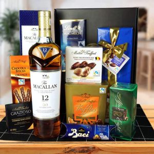Macallan Double Cask 12-Year Whisky Celebration Basket